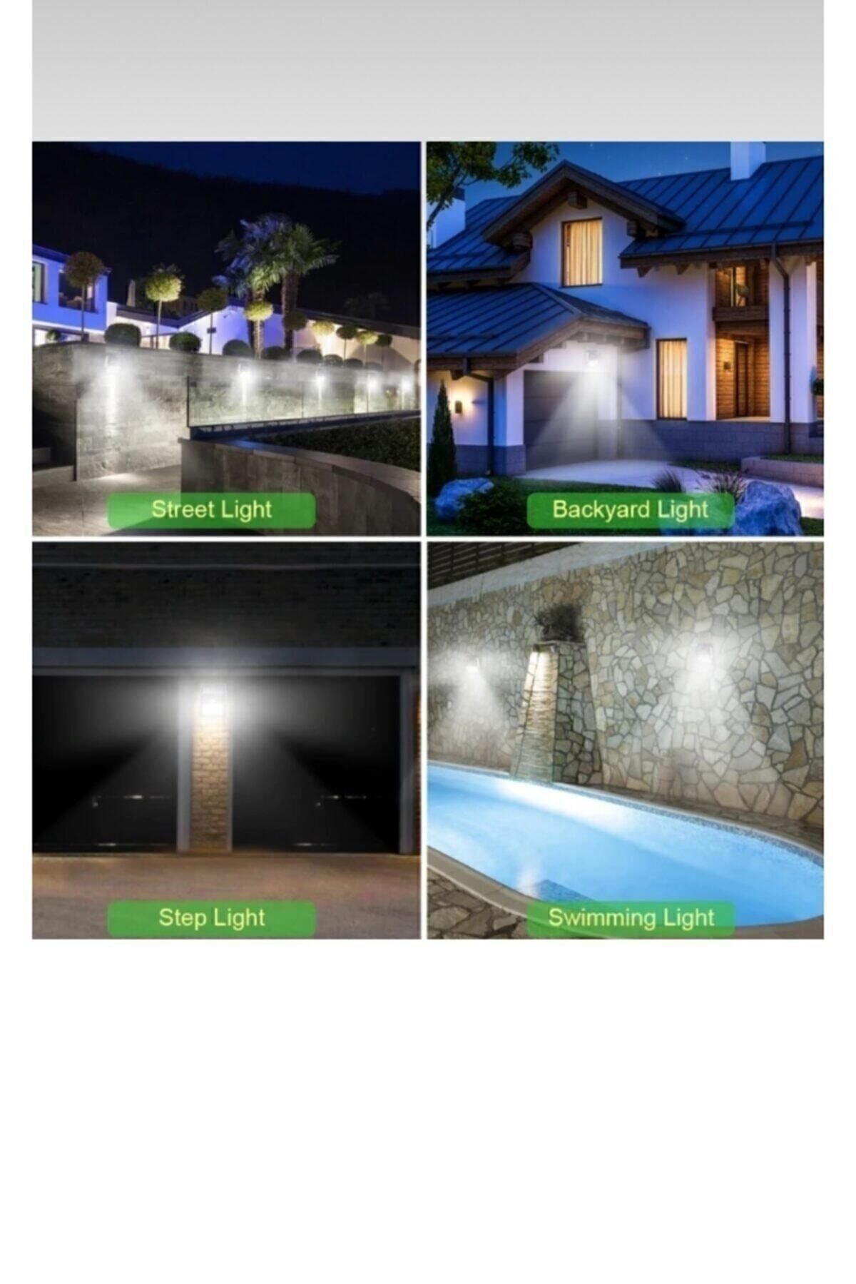 Sensörlü Solar Duvar Lambası