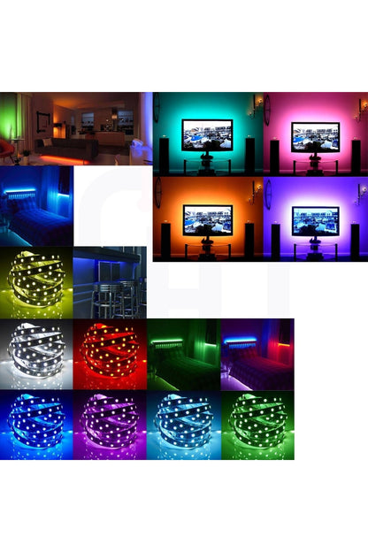 Ledon Şerit Led Animasyonlu Rgb Led Seti 4,5 Metre