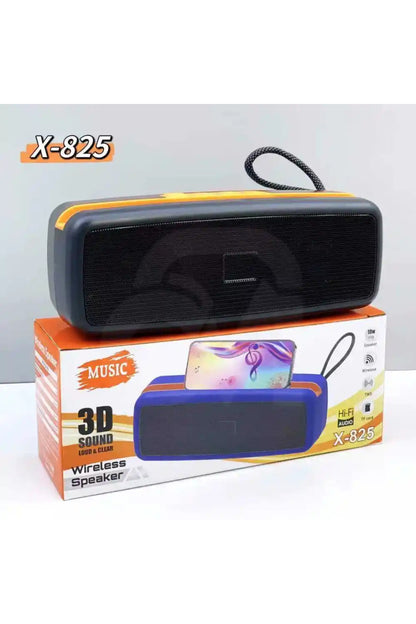 X-825 Kablosuz Bluetooth Hoparlör 3D Ses Bass Güçlü Taşınabilir Wireless Speaker