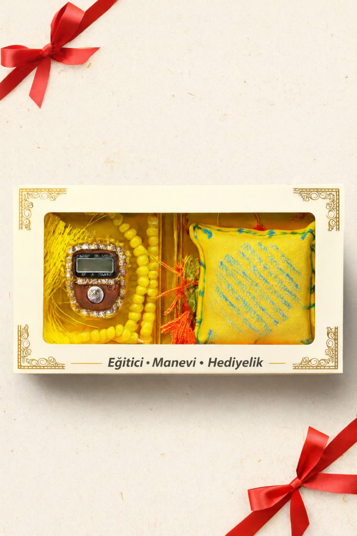 Dijital Sayaçlı Tesbih Hediye Seti – Manevi, Eğitici ve Şık Kutulu
