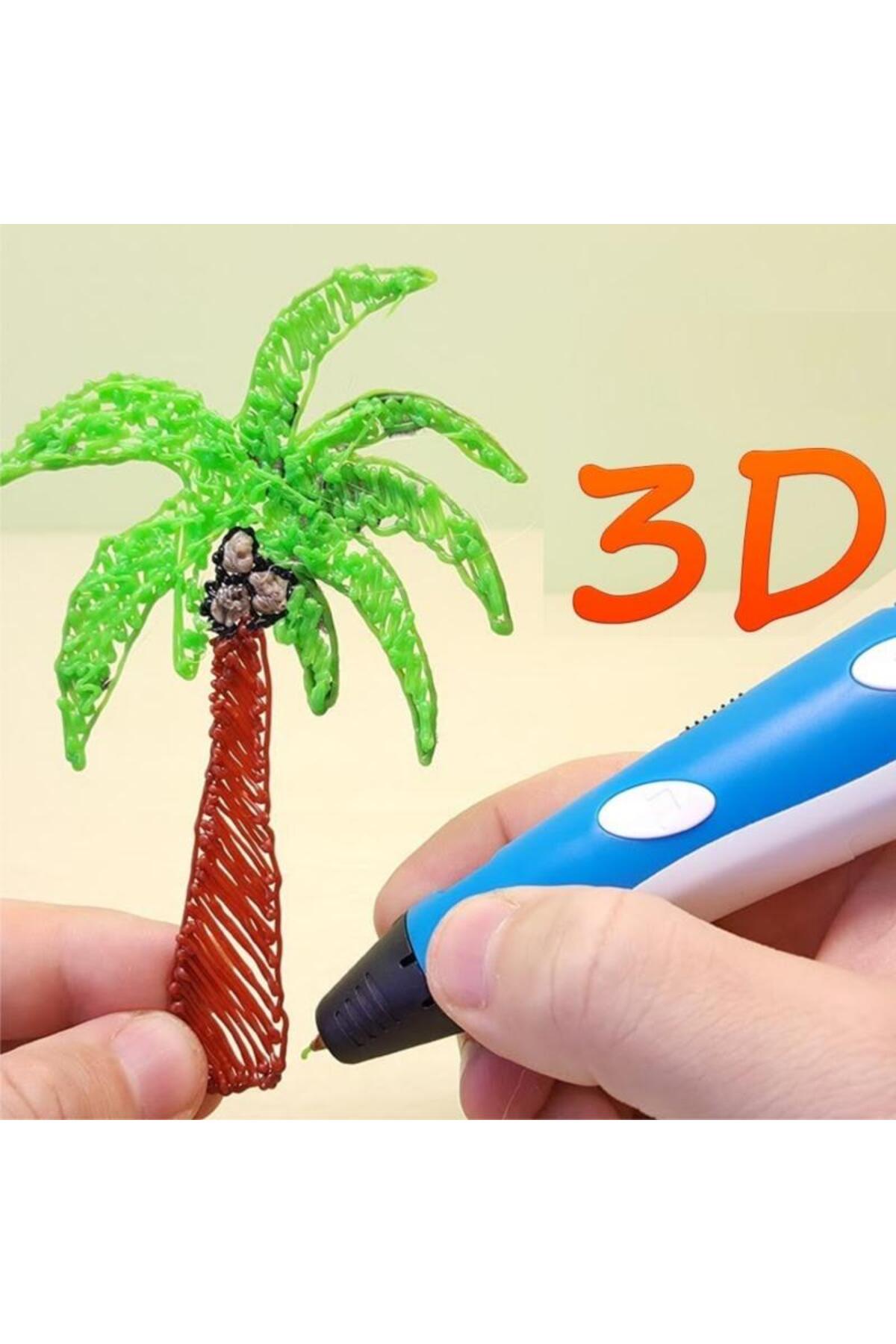 PEMBE Kalem Yazıcı+25 renk 100 metre (25x4metre) PLA Filament
