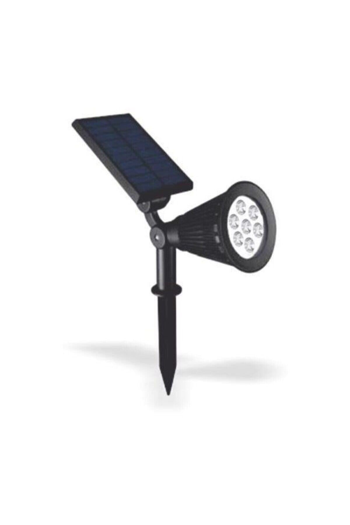 Opto 7w Solar Güneş Enerjili Led Bahçe Armatür Lamba 88-2002 Çim Kazığı