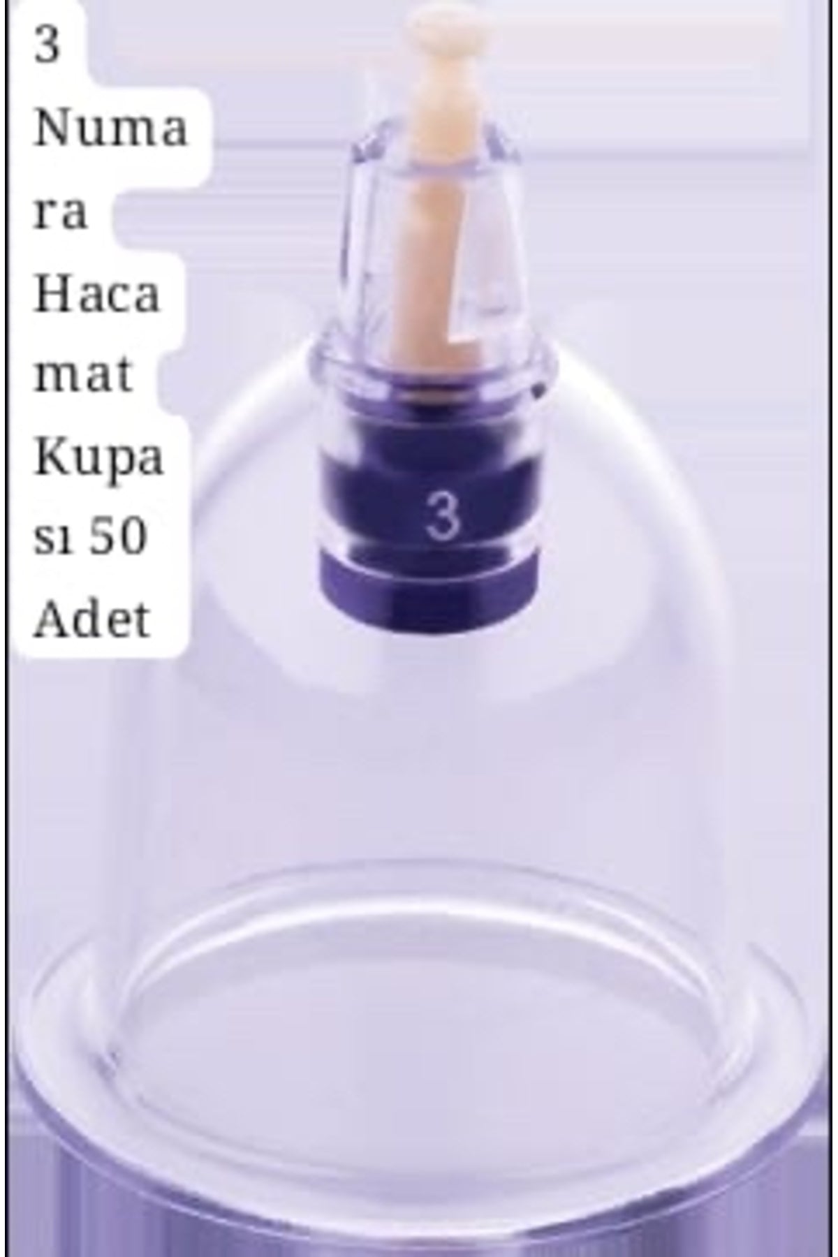 50 Adet 2 Numara Sert Plastik Kupası