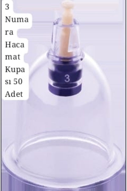 50 Adet 2 Numara Sert Plastik Kupası