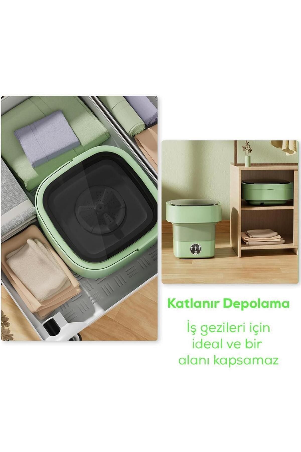 Katlanabilir Çamaşır Makinesi - Seyahat, Kamp Ve Küçük Yaşam Alanları Için Ideal