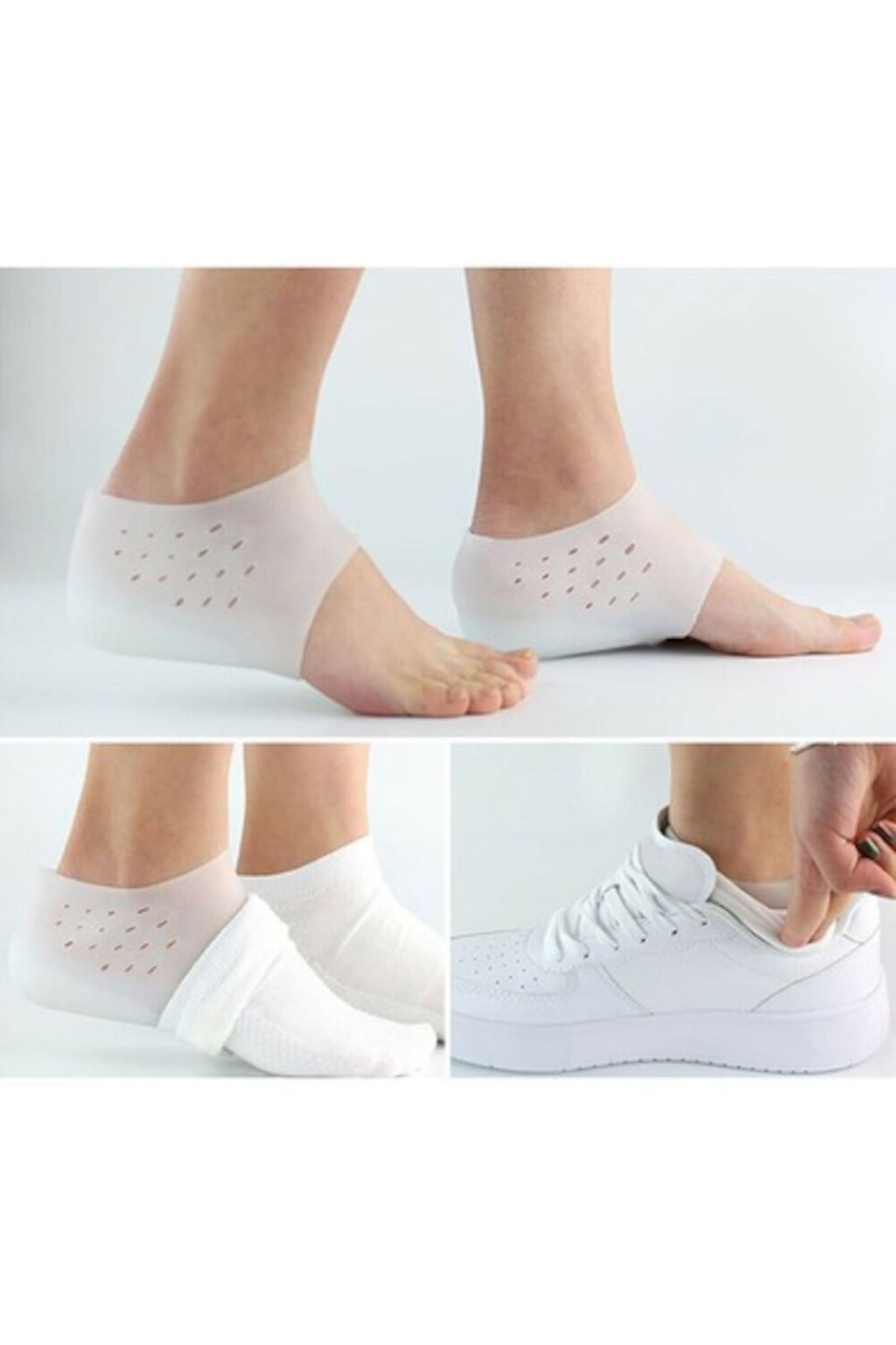 Boy Uzatıcı Tabanlık Şeffaf Gizli Topuk 3 Cm Ayakkabı Tabanlığı
