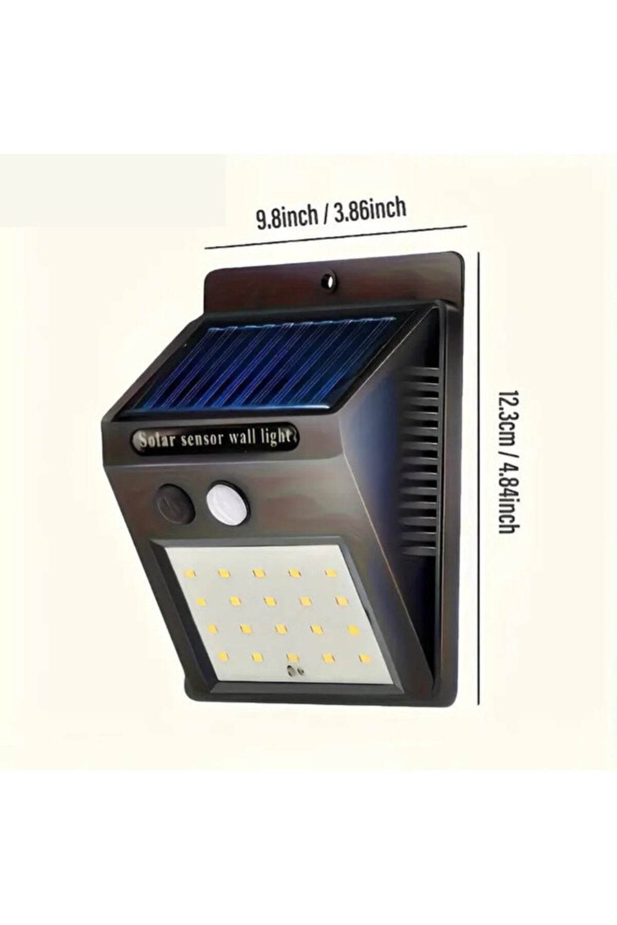 Güneş Enerjili Hareket Sensörlü 140 Led Bağ Bahçe Garaj Ev Aydınlatma Lambası Glrshop