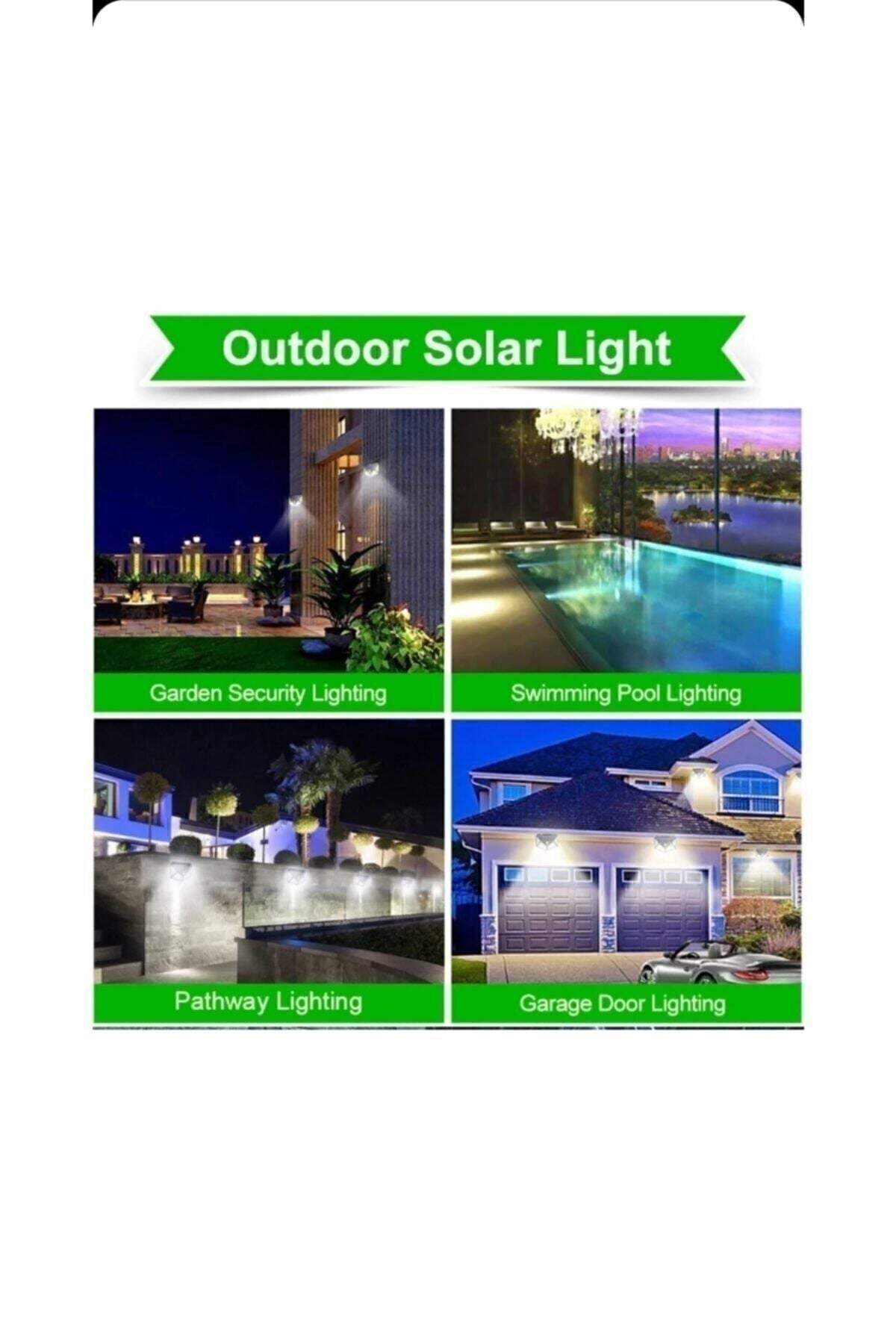 Sensörlü Solar Duvar Lambası