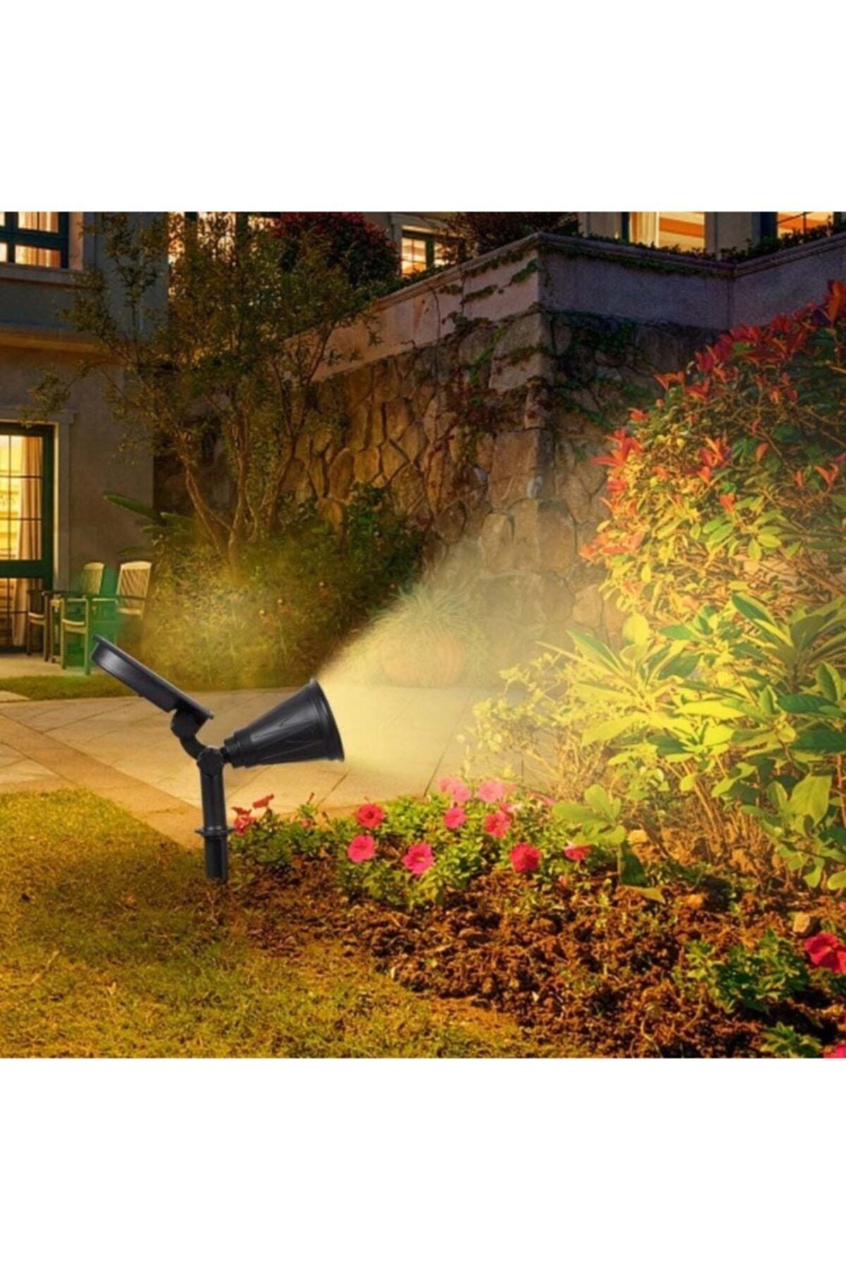 7w CT-7310 Amber Solar Bahçe Armatürü Çim Kazıklı (GÜNEŞ ENRJİ ŞARJLI)