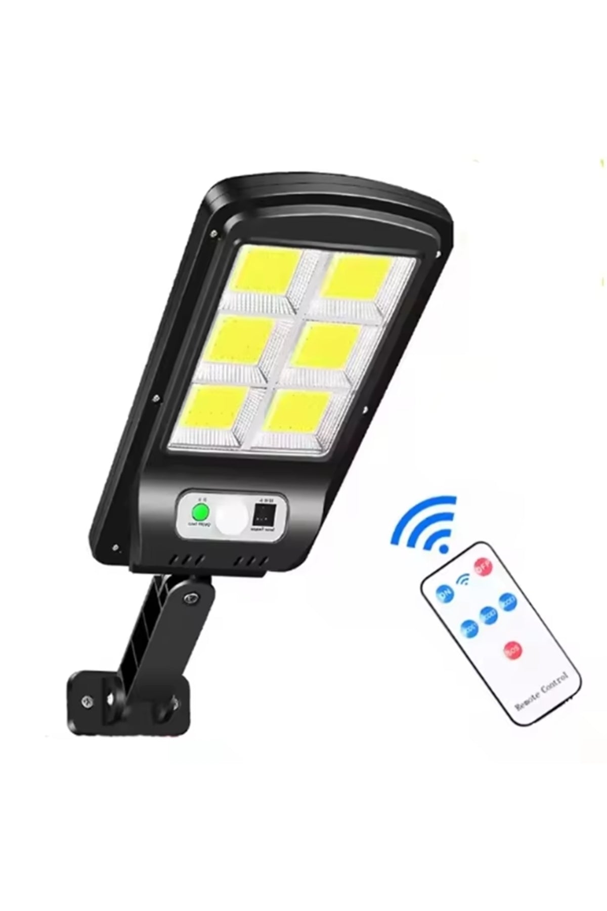 Hareket Sensörlü 3 Modlu Cob Led Solar Güneş Enerjili Sokak Lambası Bahçe Aydınlatması