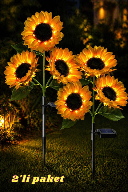 1 Adet Solar Led Işık Çiçek Model Bahçe Aydınlatma Güneş Enerjili