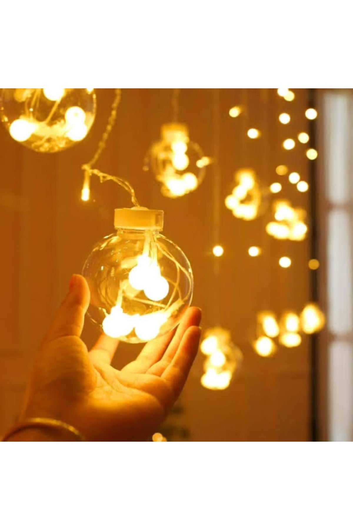 Dekoratif Perdelik Peri Led Aydınlatma Gün Işığı Dekor Mekan Süsleme Ev Romantizm Işığı led ışık