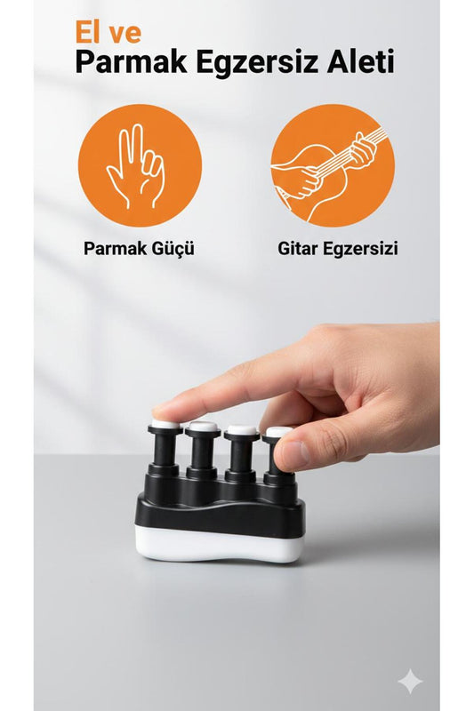 El ve Parmak Güçlendirme Egzersiz Aleti – Gitaristler ve Sporcular İçin Ergonomik Tasarım