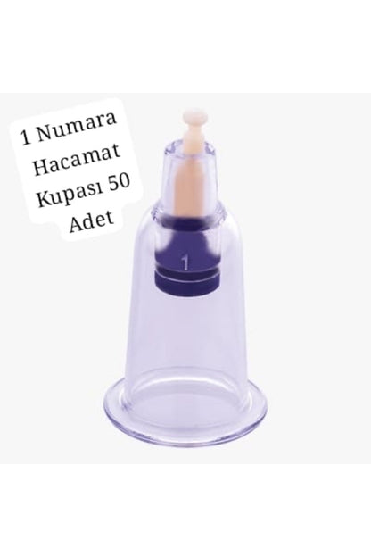50 Adet 1 Numara Sert Plastik Kupası