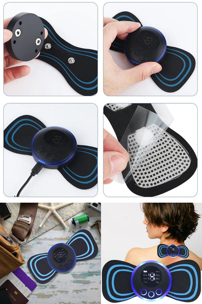 Tüm Vücut Kelebek Masaj Aleti Boyun Sırt Kol Bacak Masaj Cihazı (Massage Tool)