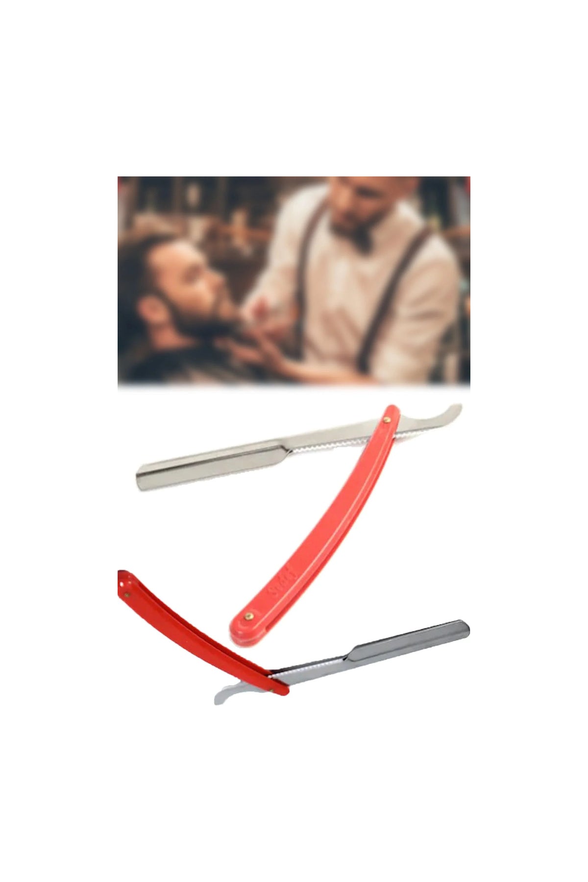 Profesyonel Berber Usturası – Paslanmaz Çelik Düz Tıraş Jileti – Klasik Barber Tıraş Bıçağı