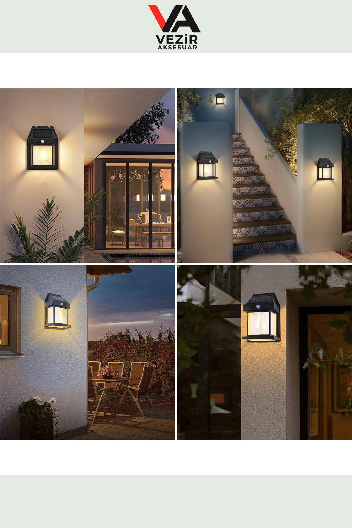 Güneş Enerjili LED Bahçe & Balkon Apliği – Şık, Dayanıklı ve Tasarruflu Aydınlatma TRY99144