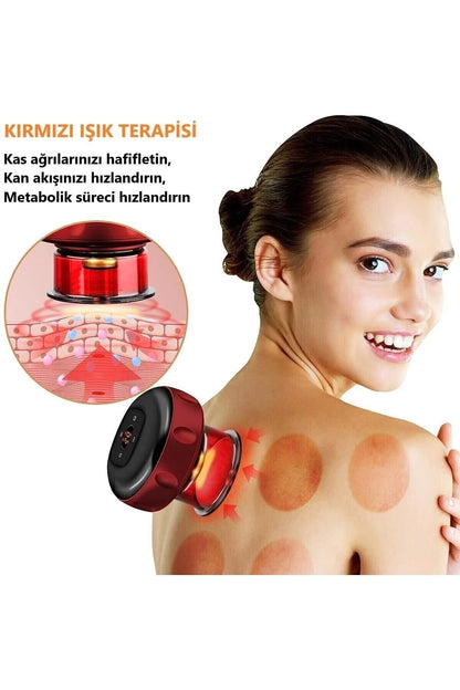 Yeni Model Kupa Çekme Terapisi Masaj Selülit Ve Yağ Yakma Hacamat Kupası