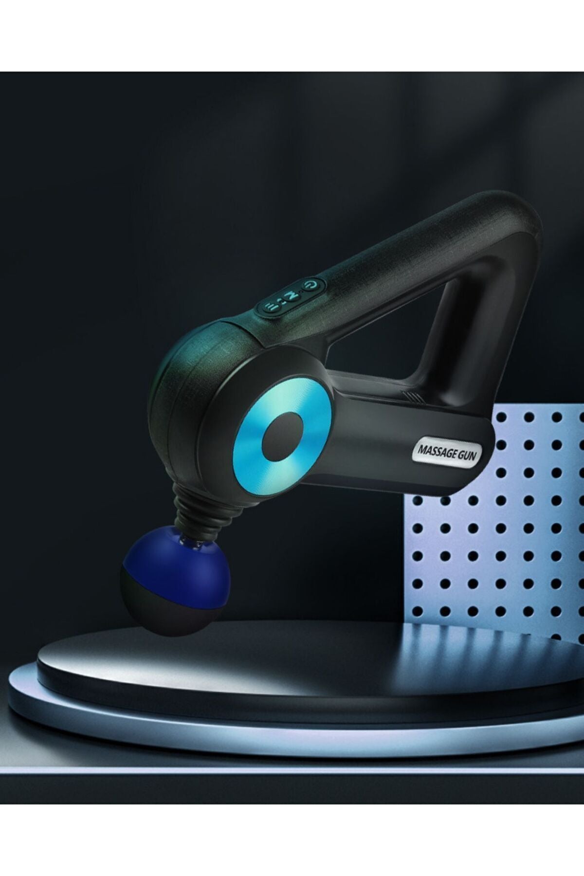 12 Masaj Başlıklı Tabanca Ergonomik Tasarım Kolay Kullanım Kablosuz Masaj Tabancası Kas Geliştirici