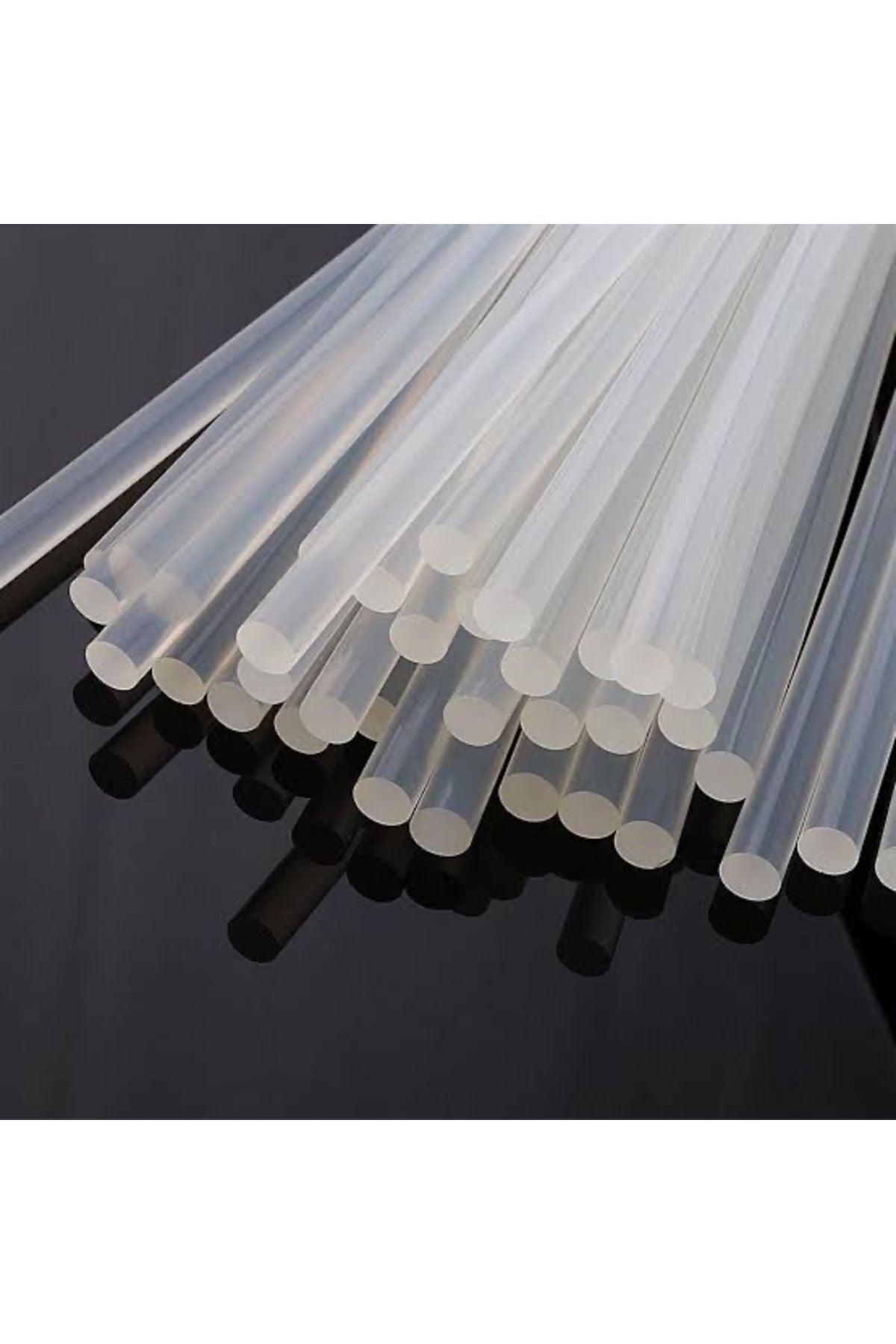 İnce Silikon Mum Çubuğu 7 mm – 1 Kg (Yaklaşık 88 Adet) | Sıcak Silikon Çubuk