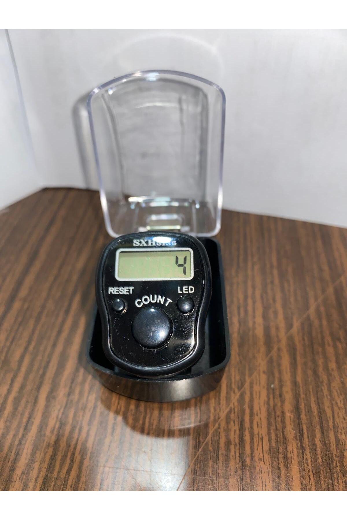 12’li Dijital Parmak Zikirmatik El Sayacı LCD Ekran Resetli Karışık Renk Set