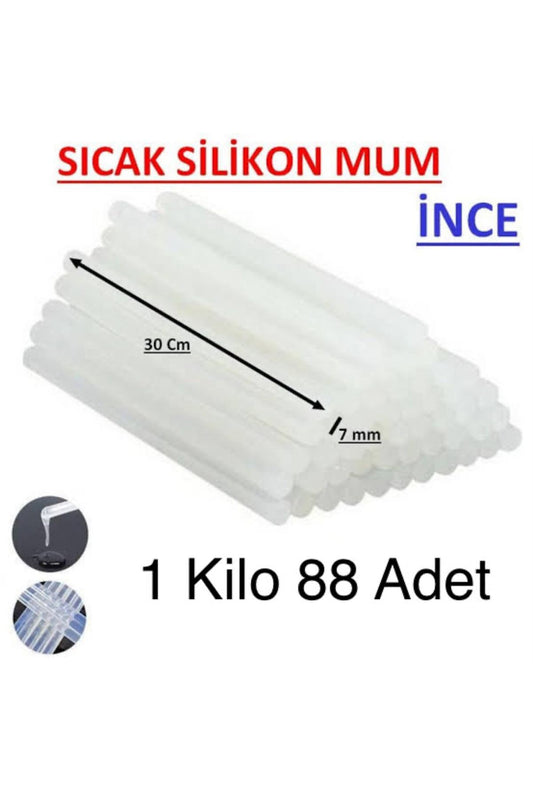 1 Kilo Şeffaf Ince Silikon