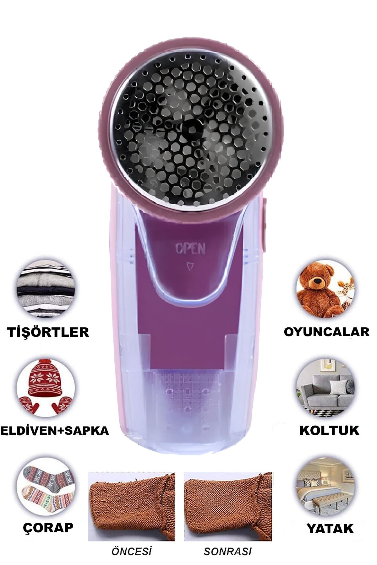 Lüks Şarjlı Tiftik Kazak Toplama Makinesi