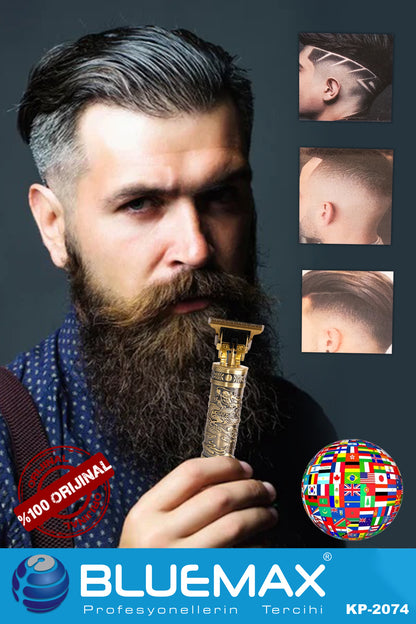 KP-2074 Profosyonel Suya Dayanaklı Ense Ve Yanak Makinası 1+1 Set Halinde