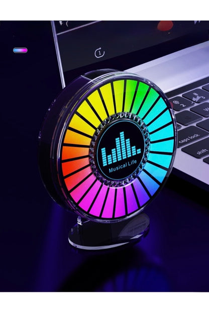 Rgb Led Araç İçi Sese Duyarlı Petek Ambiyans Led Lambası
