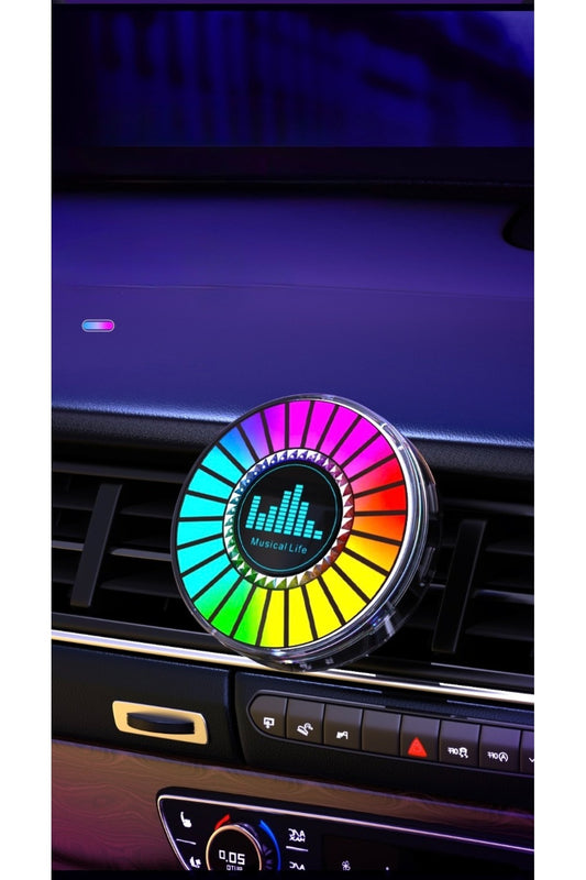 Rgb Led Araç İçi Sese Duyarlı Petek Ambiyans Led Lambası