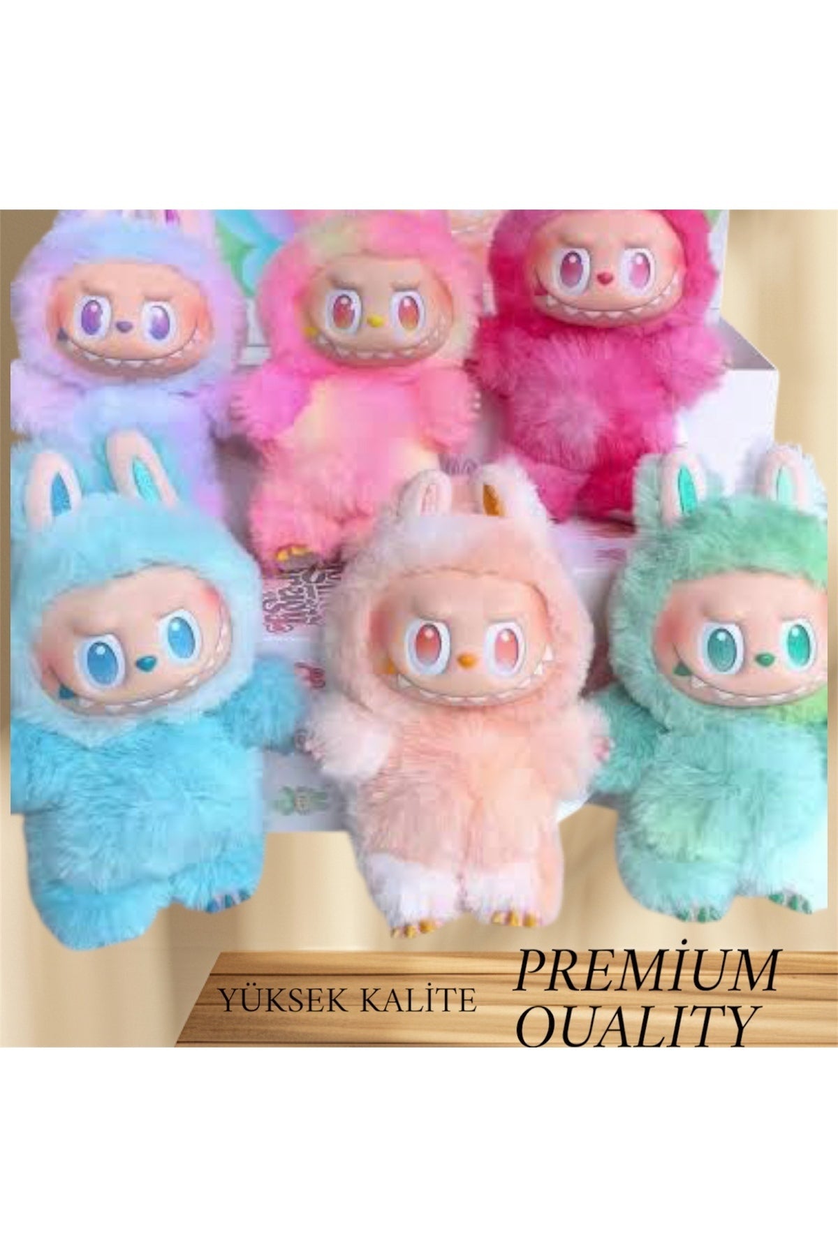 Labubu 1.kalite Premium Seri 6'lı Set , Pop Mart Renkleri Keşfet (HEDİYELİ) ŞEFFAF KUTUDA