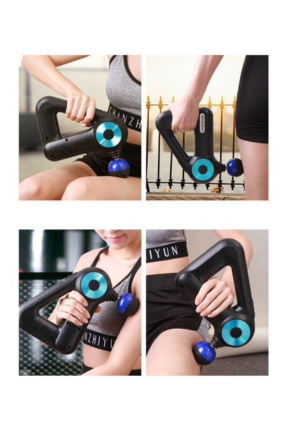 12 Masaj Başlıklı Tabanca Ergonomik Tasarım Kolay Kullanım Kablosuz Masaj Tabancası Kas Geliştirici