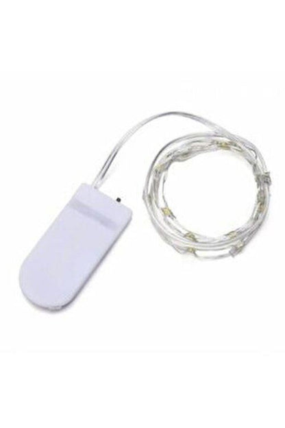 Peri Led Işık|ince Pil Yataklı Kendinden Pilli 3 Metre Gün Işığı Tel Şerit Led Dekoratif Aydınlatma
