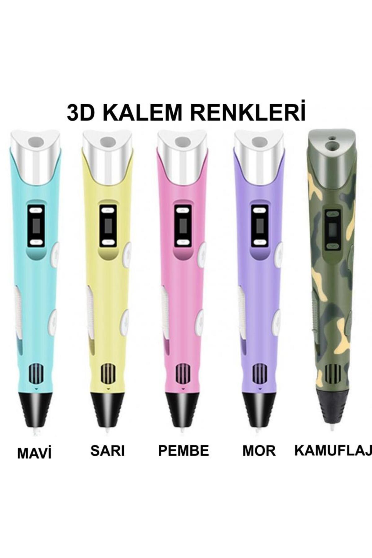 Kalem Yazıcı 25 renk 100 metre (25x4metre) PLA Filament