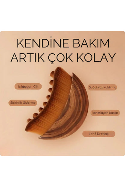 NAYORİ GLOBRUSH Lenf Drenajı Gıdı Ve Çene Şekillendirici Çok Fonksiyonlu Orjinal Yumuşak Yüz Fırçası