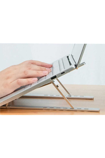 Metalik Ms-te121 Laptop Standı 7 Kademeli Notebook Standı Tutacağı