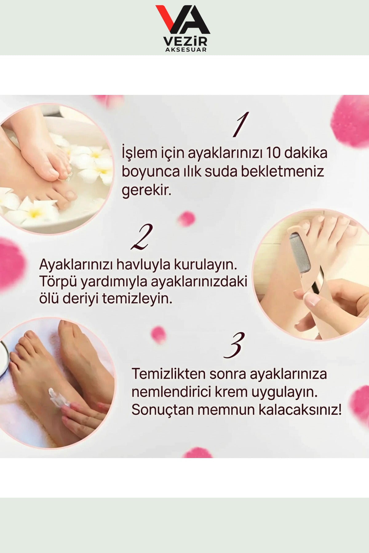Elektrikli Pedikür ve Nasır Temizleyici Aleti – Evde Profesyonel Ayak Bakımı TRY990222