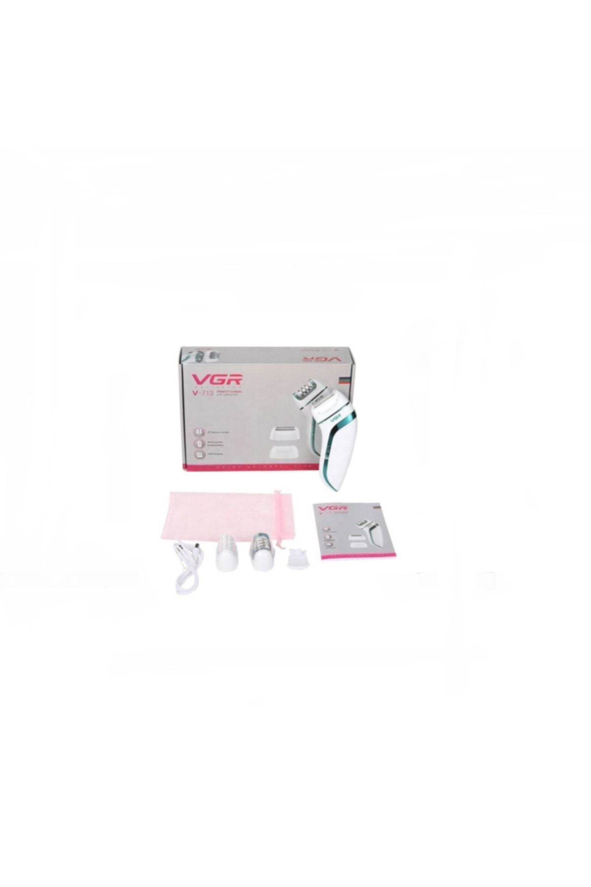 V-713 Profesyonel 3in1 Epilatör