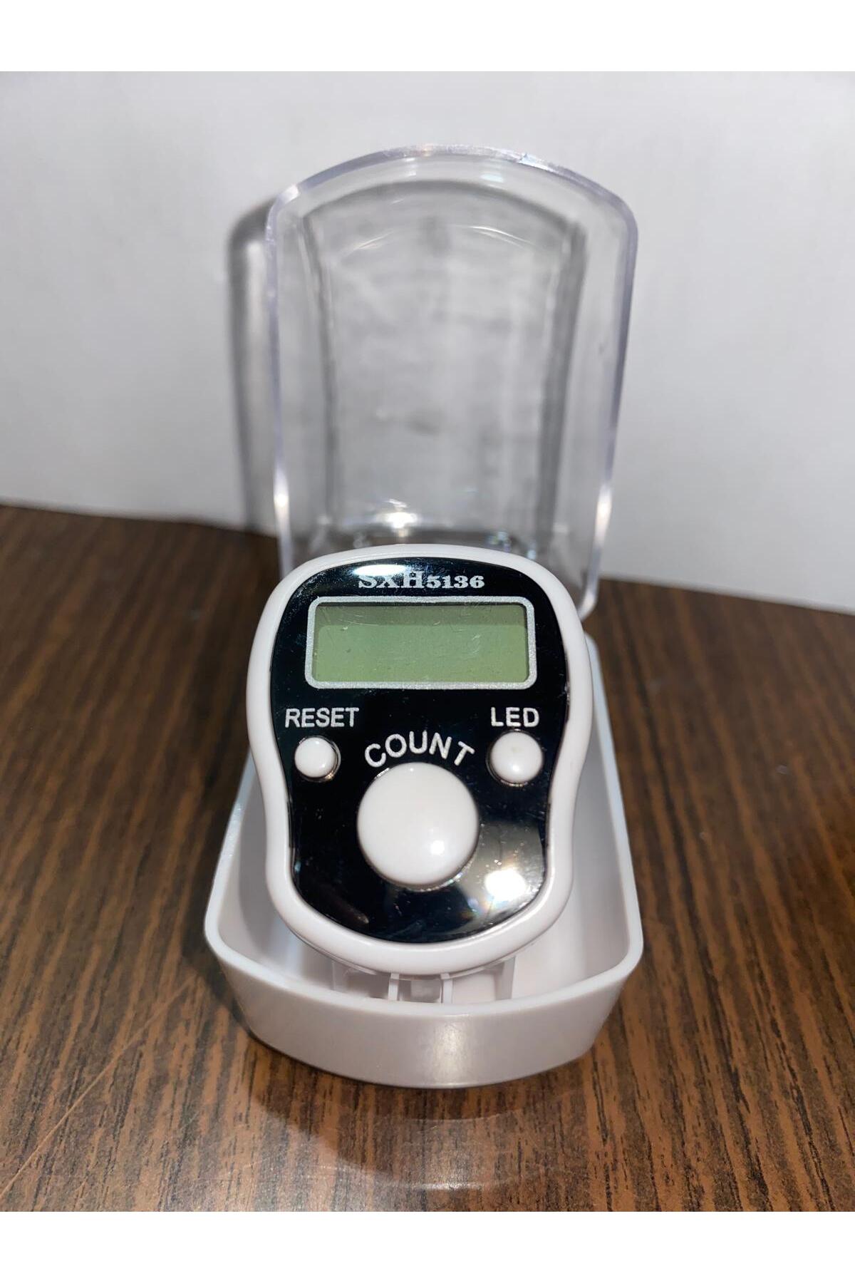 12’li Dijital Parmak Zikirmatik El Sayacı LCD Ekran Resetli Karışık Renk Set