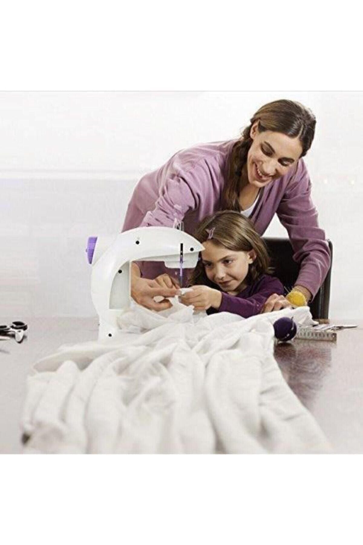 Mini Ev Dikiş Makinesi Pedallı Sewıng Machine Sm202a