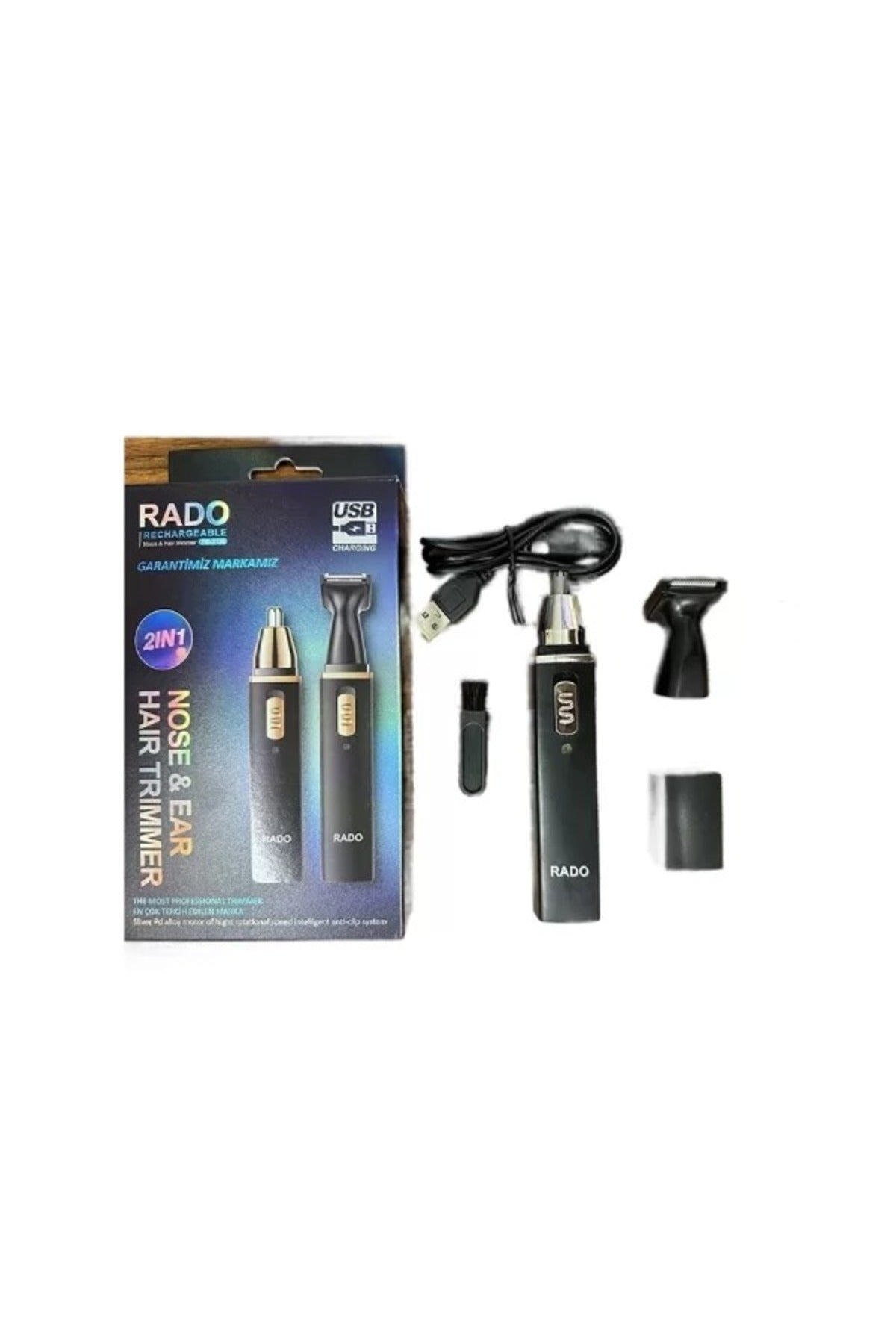 TEKNO FARESİ RADO 3138 2 BAŞLIKLI KULAK BURUN SAÇ TRAŞ MAKİNESİ