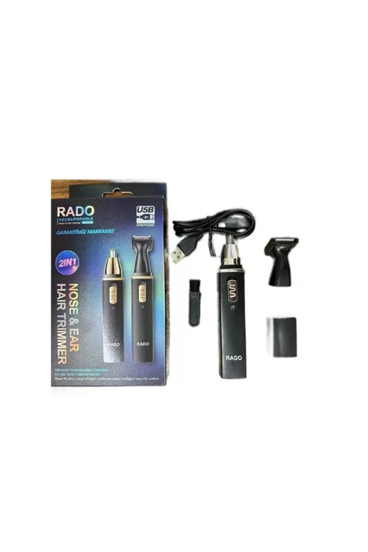 TEKNO FARESİ RADO 3138 2 BAŞLIKLI KULAK BURUN SAÇ TRAŞ MAKİNESİ