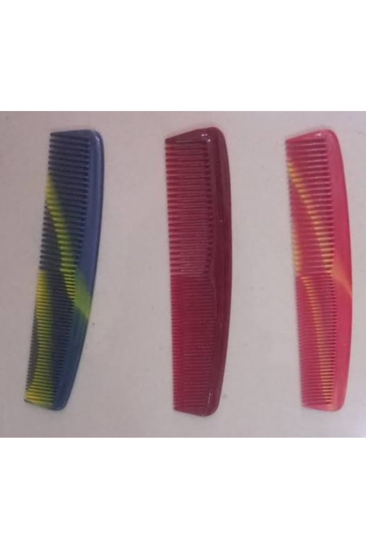 Renkli Erkek Cep Tarağı 12cm Prfoesyonel Berberlere Uygun