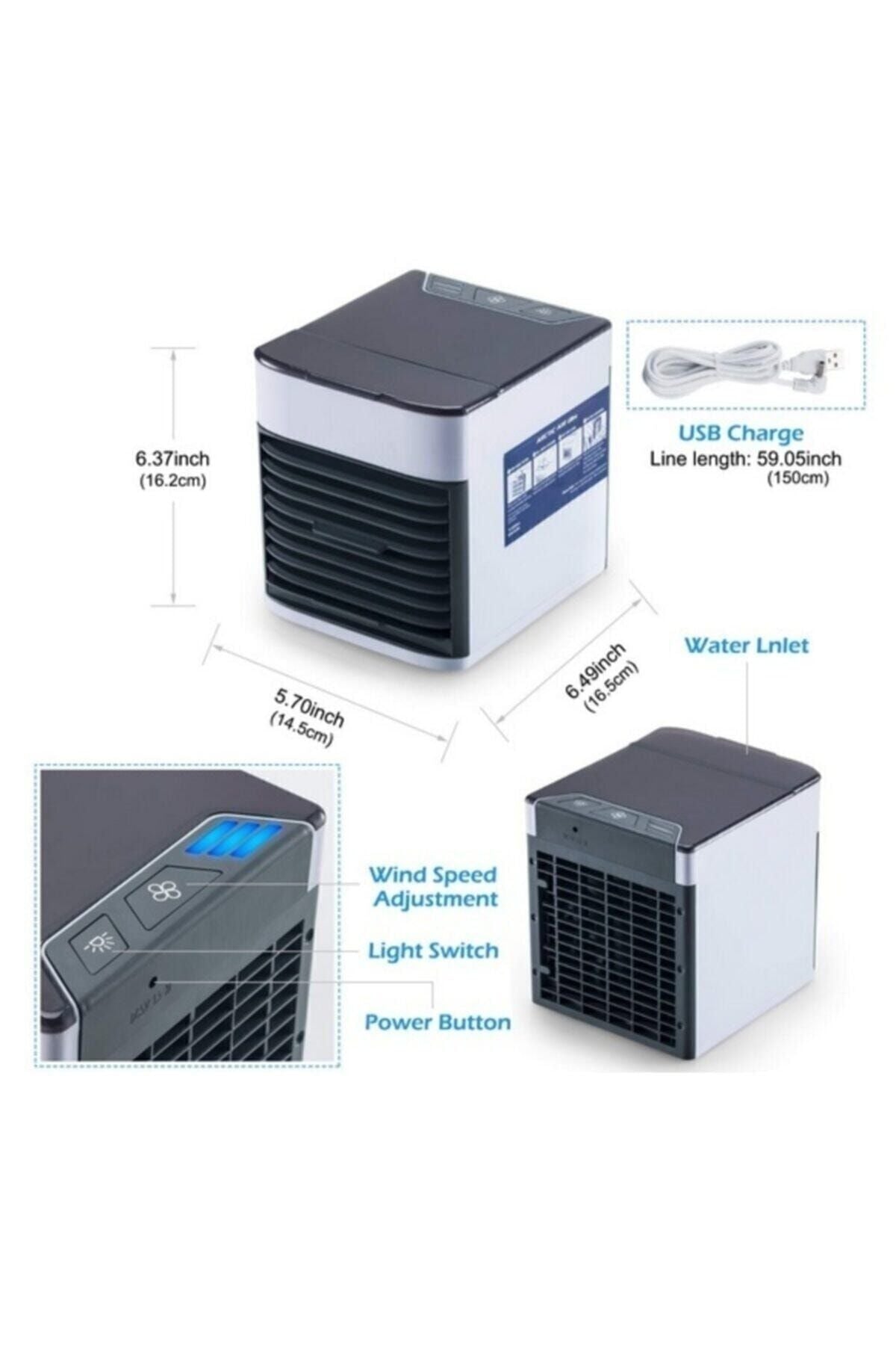 Arctic Air Ultra Mini Klima Usb Li Mini Soğutucu 3 Kademeli Fan