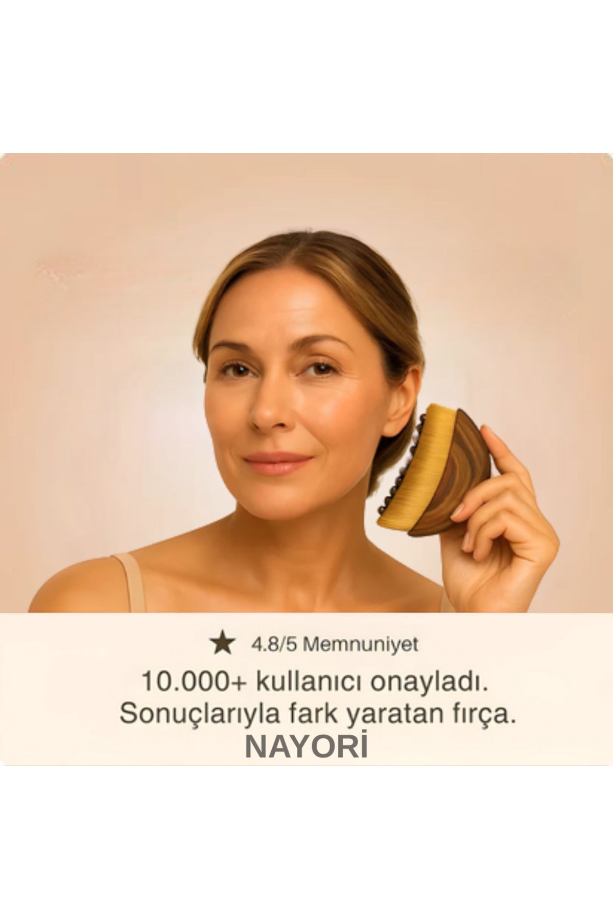 NAYORİ GLOBRUSH Lenf Drenajı Gıdı Ve Çene Şekillendirici Çok Fonksiyonlu Orjinal Yumuşak Yüz Fırçası