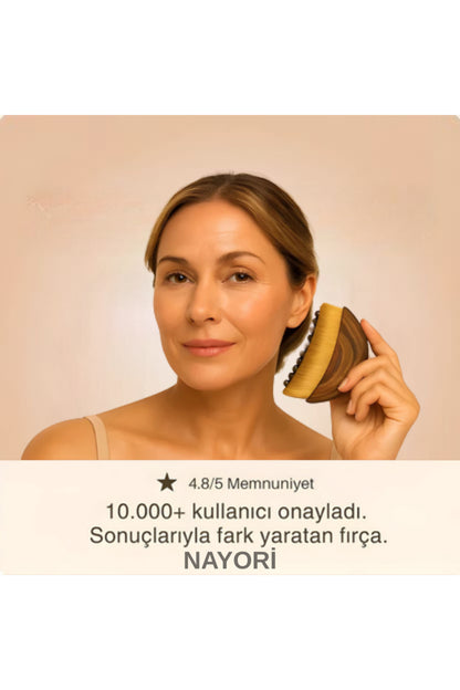 NAYORİ GLOBRUSH Lenf Drenajı Gıdı Ve Çene Şekillendirici Çok Fonksiyonlu Orjinal Yumuşak Yüz Fırçası