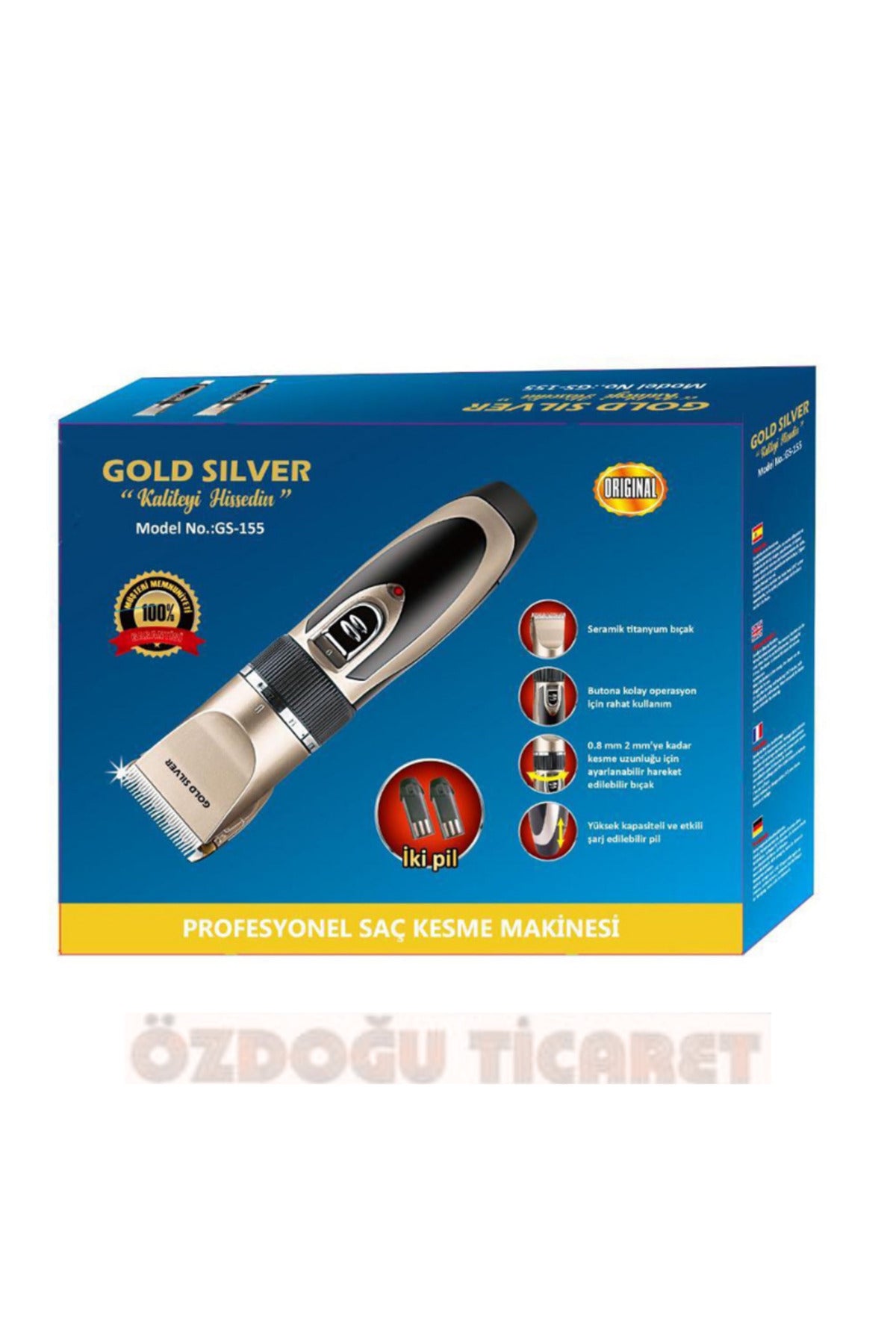 Gold Silver GS 155 Profesyonel Saç Sakal Tıraş Makinesi