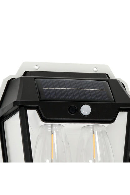 Güneş Enerjili Solar Bahçe Lambası - Hareket Sensörlü Su Geçirmez Dekoratif Duvar Aydınlatma