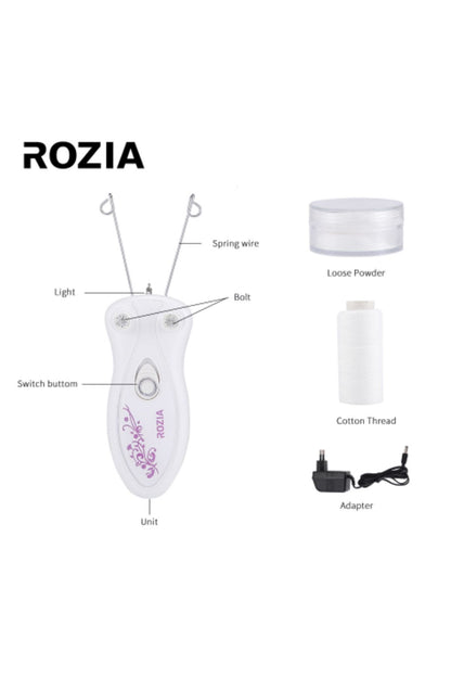 Rozia ipli tüy kıl alma makinesi epilatör şarjlı profesyonel epilasyon aleti