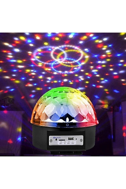 Disco topu Sese Duyarlı Led Küre Disko Topu Renkli Işıklı Lazer